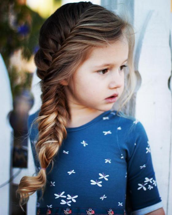 Детская коса: красивые прически для маленьких девочек