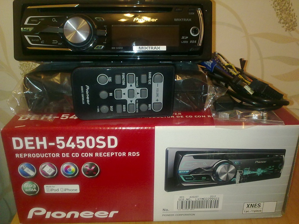 автомагнитола pioneer deh 5450sd