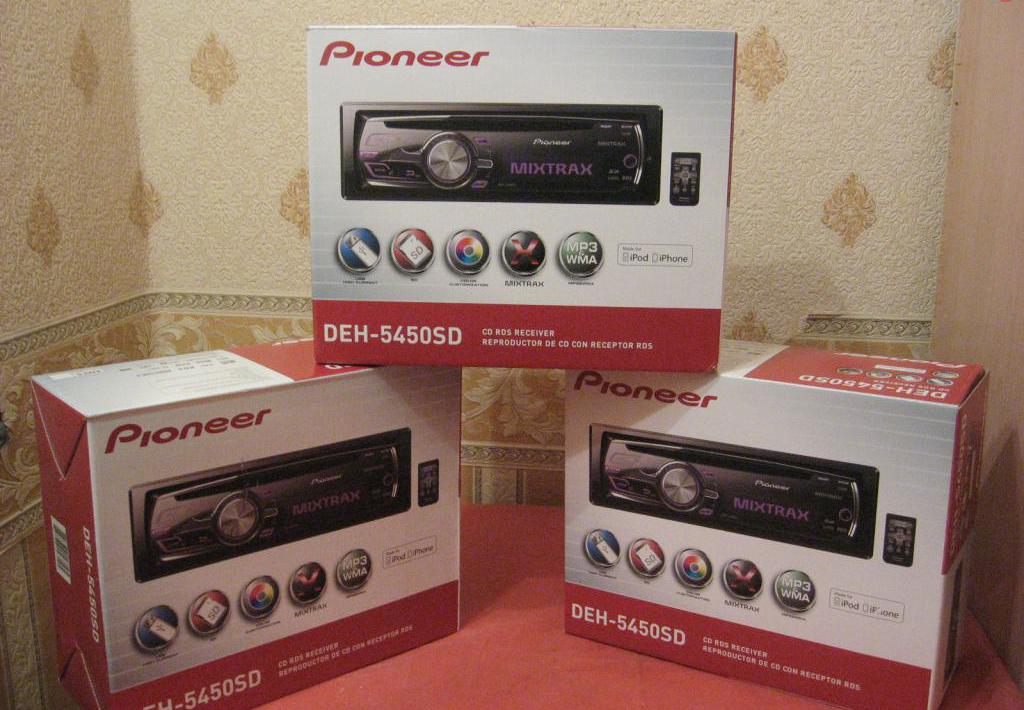 магнитола pioneer deh 5450sd