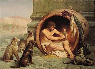 Почему Диоген жил в бочке