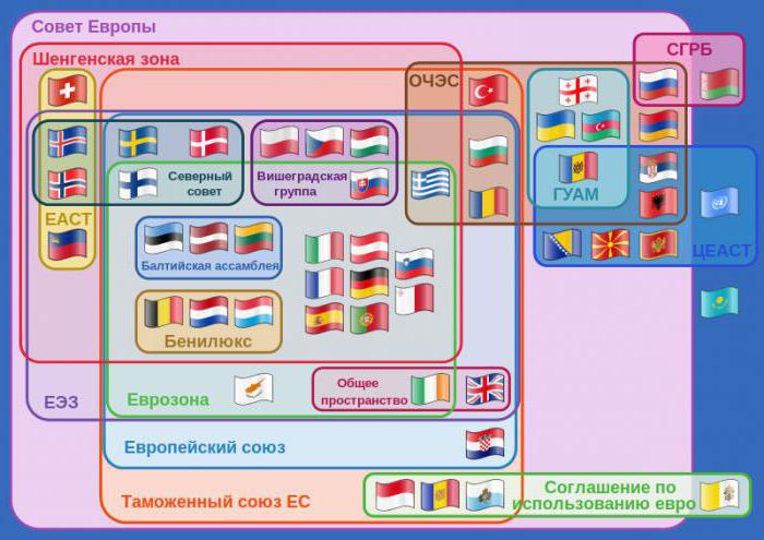 организации в европе