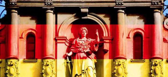  особенности судебной системы германии 