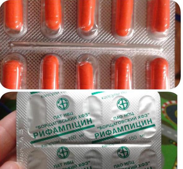 рифампицин инструкция по применению таблетки