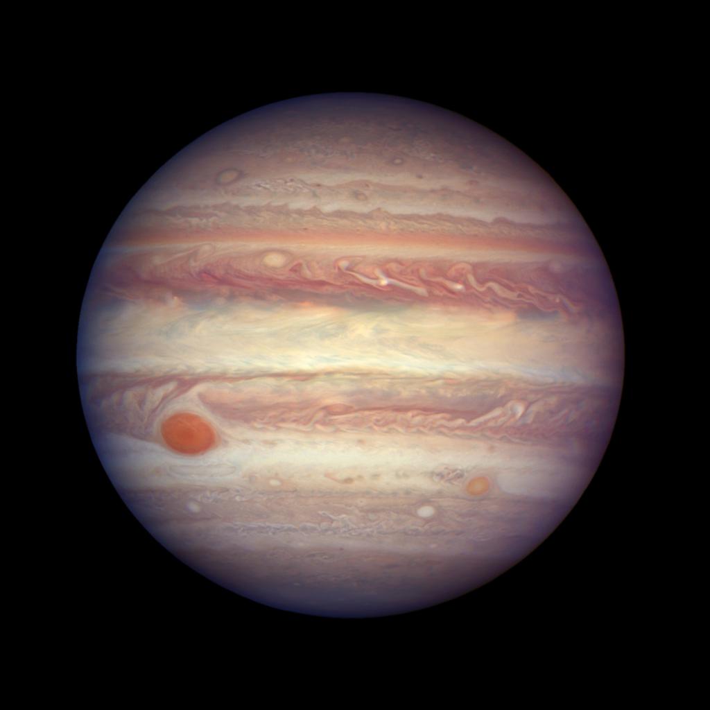 Юпитер вид из космоса