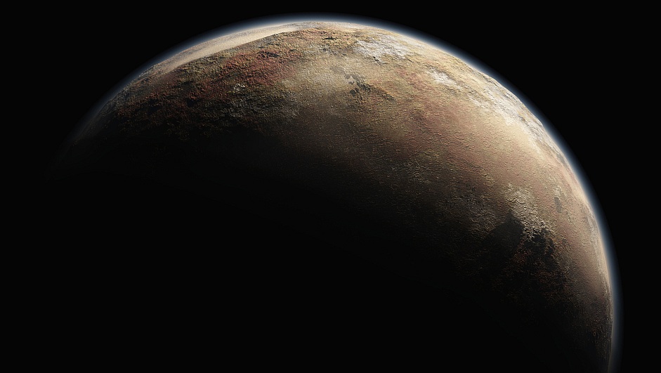 Плутон в космосе
