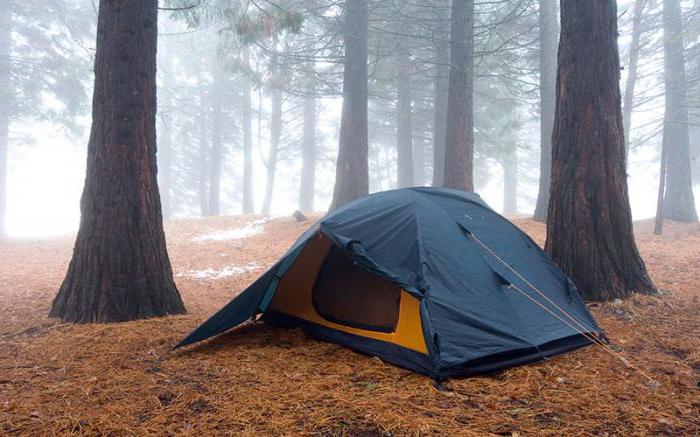 Где можно поставить палатку 