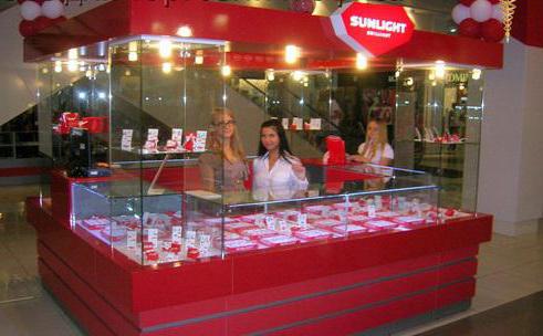 Ювелирный магазин Sunlight адреса в Москве 