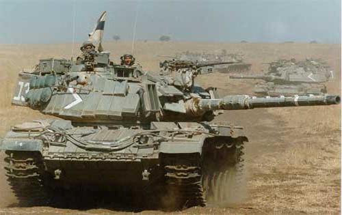 израильские танки в бою