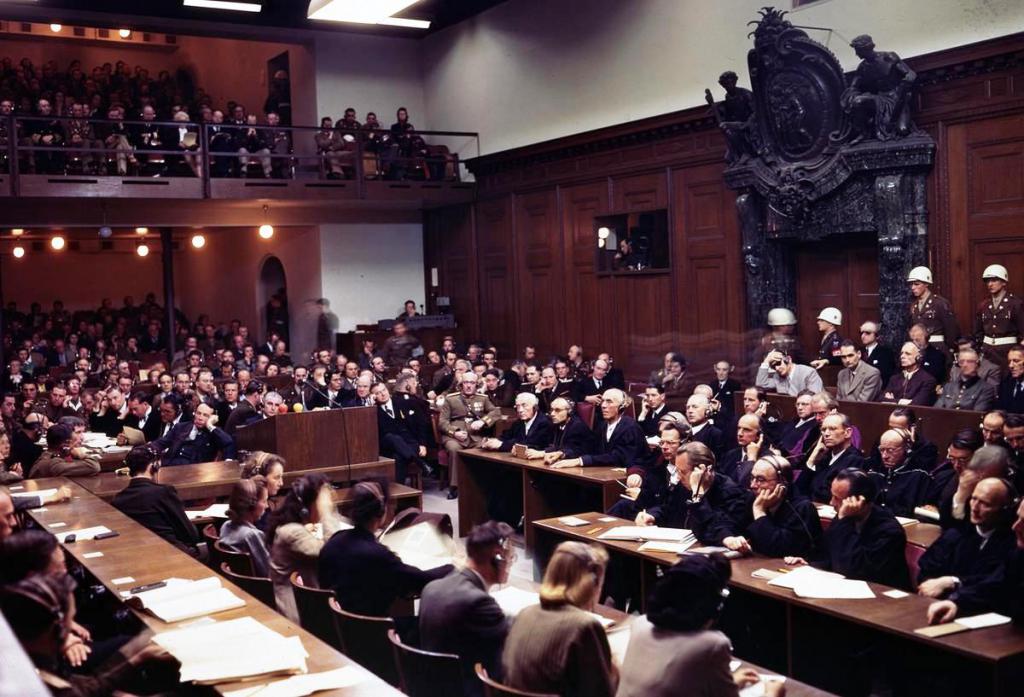 Courtroom interior, Nuremberg