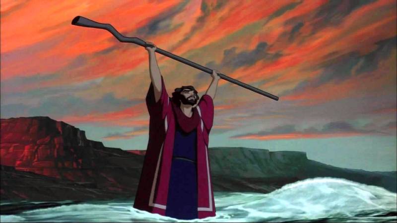 Моисей в мультфильме
