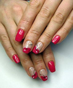 Красный френч, дизайн ногтей: фото стильного маникюра