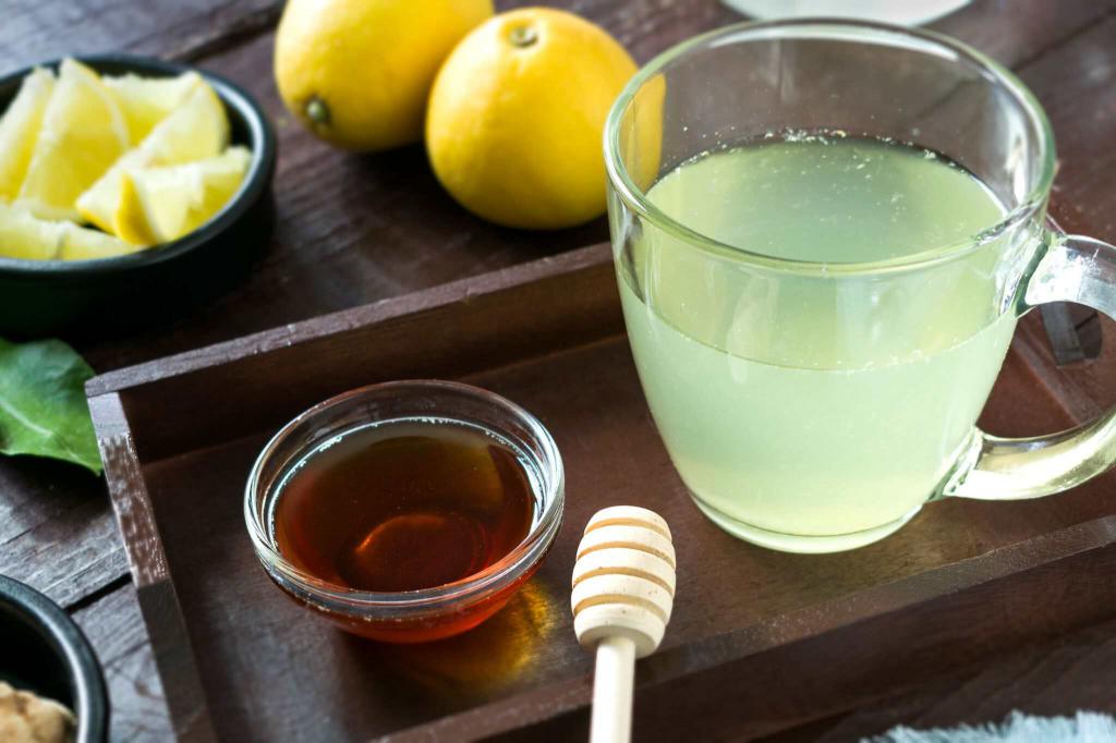 Чай от простуды с имбирем и лимоном