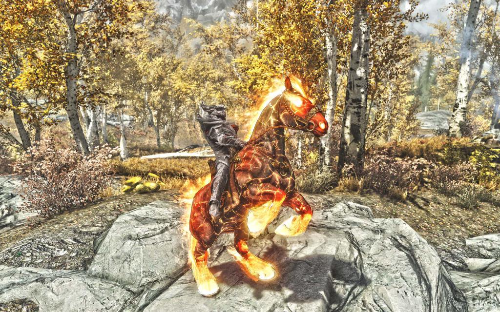Мод на огненную лошадь Blaze Of Eventide