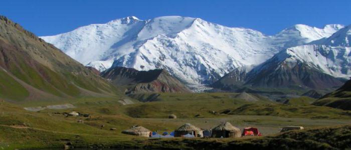 высокие горы киргизии