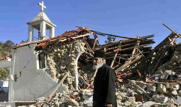 землетрясение в греции
