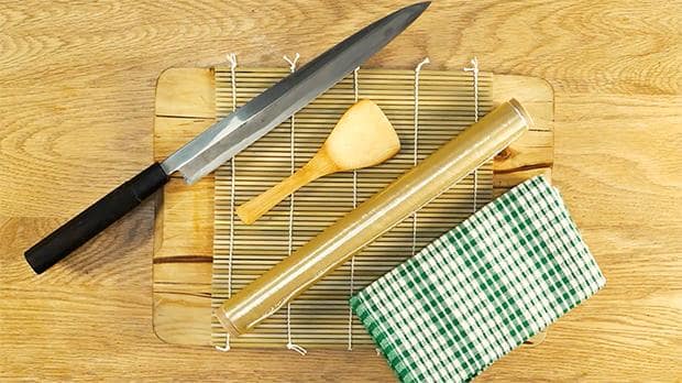 инструменты для приготовления суши