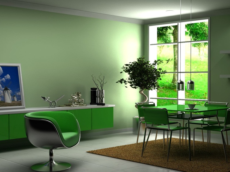 зеленая комната