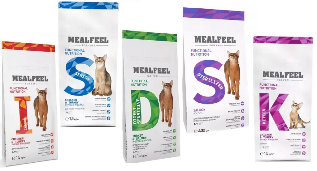 Корм для кошек Mealfeel: отзывы ветеринаров о качестве
