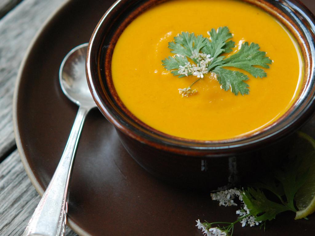 Морковный суп кремовый
