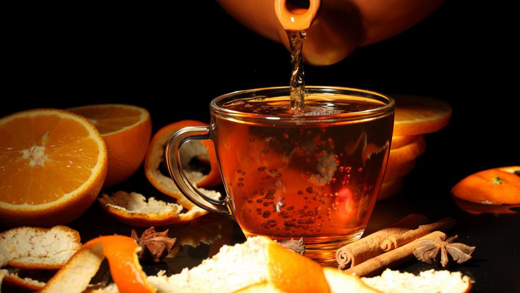 Чай из апельсиновых корок