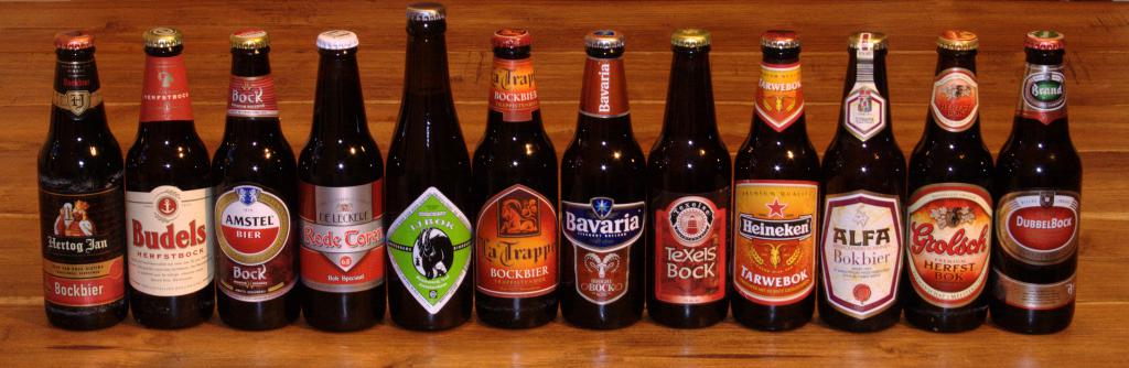 Бутылки голландского пива