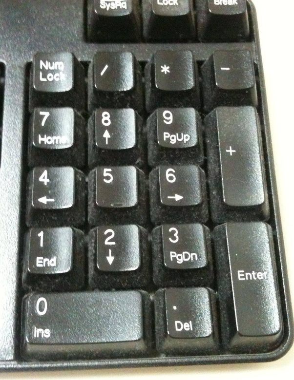 как управлять мышкой с клавиатуры