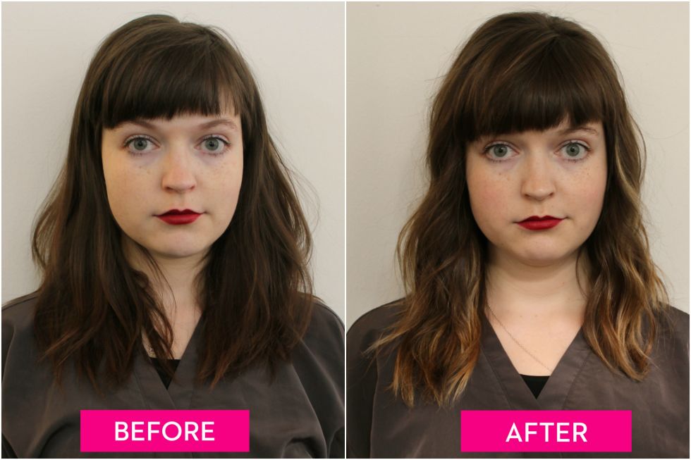 Мелирование на темных окрашенных волосах: технология, отзывы, фото до и после