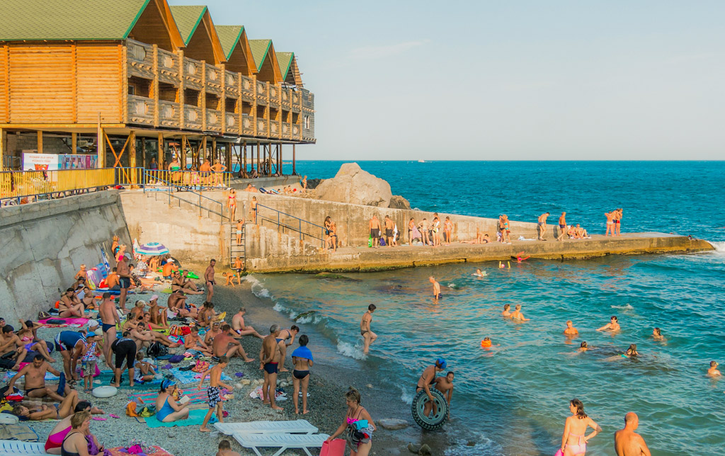 Пляжи Алупки Крым