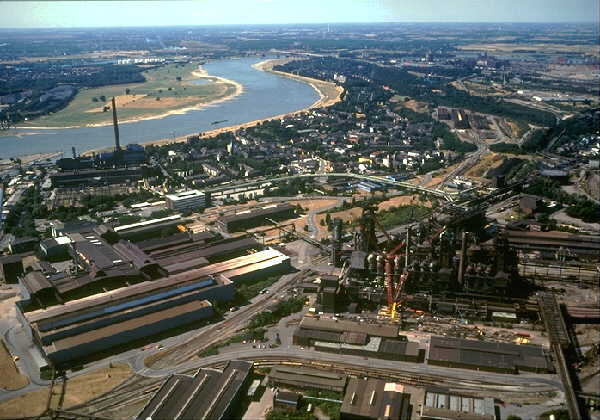 индустриальный пейзаж рурского региона