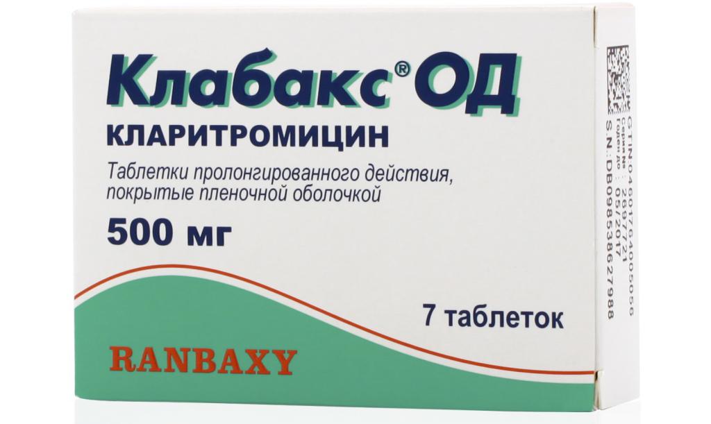 антибиотик кларитромицин