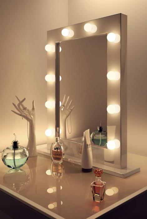 зеркало со светодиодной подсветкой в ванную комнату