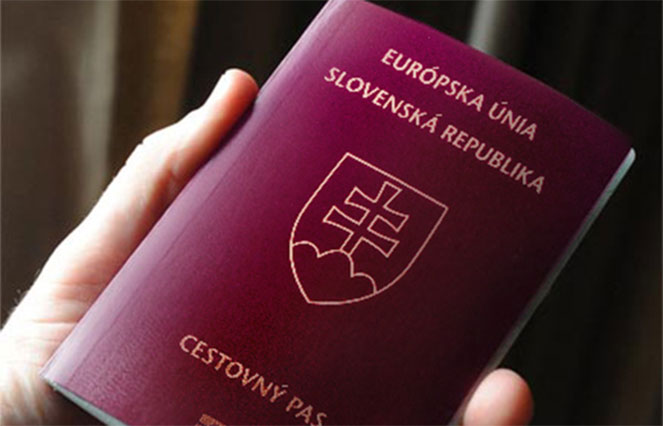 паспорт словакии