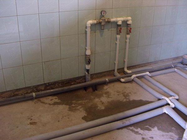 схема разводки воды в квартире