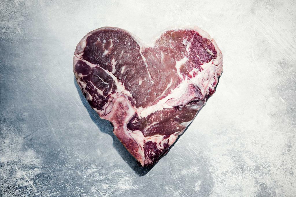 сердце из мяса
