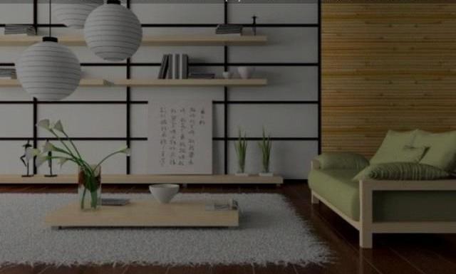 гостиная в японском стиле дизайн фото