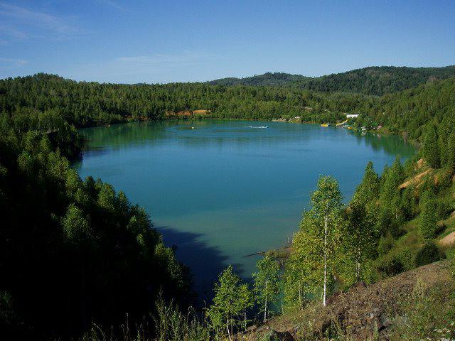 голубое озеро темиртау фото 