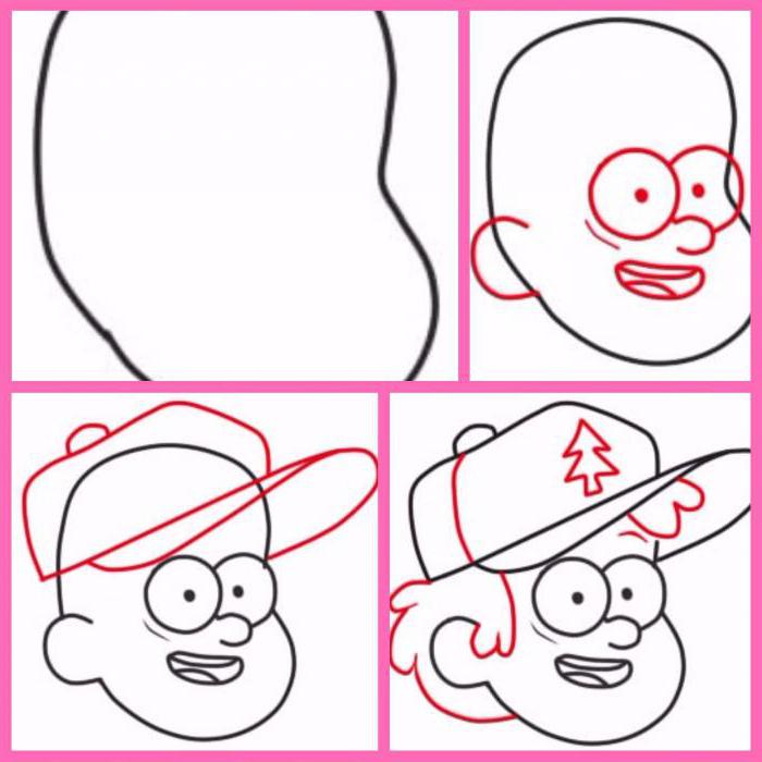 How To Draw Dipper From Gravity Falls alter playground