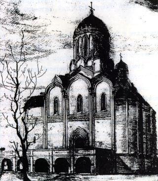 Успенский собор в Коломне 14 век