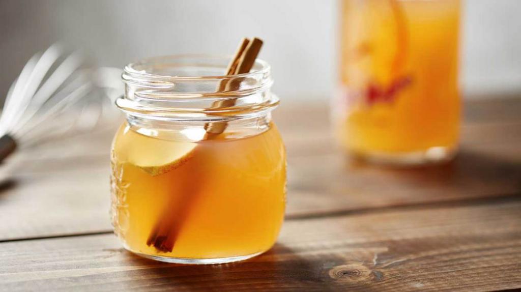 лимонно медовый напиток с корицей