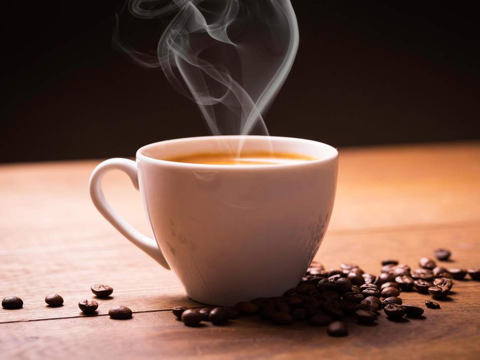 чашка ароматного кофе