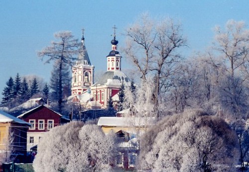Ильинский храм в Сергиевом Посаде зимой