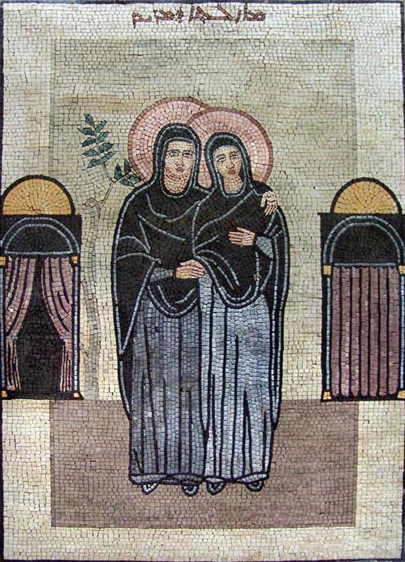 Святая Елизавета и Пресвятая Богородица