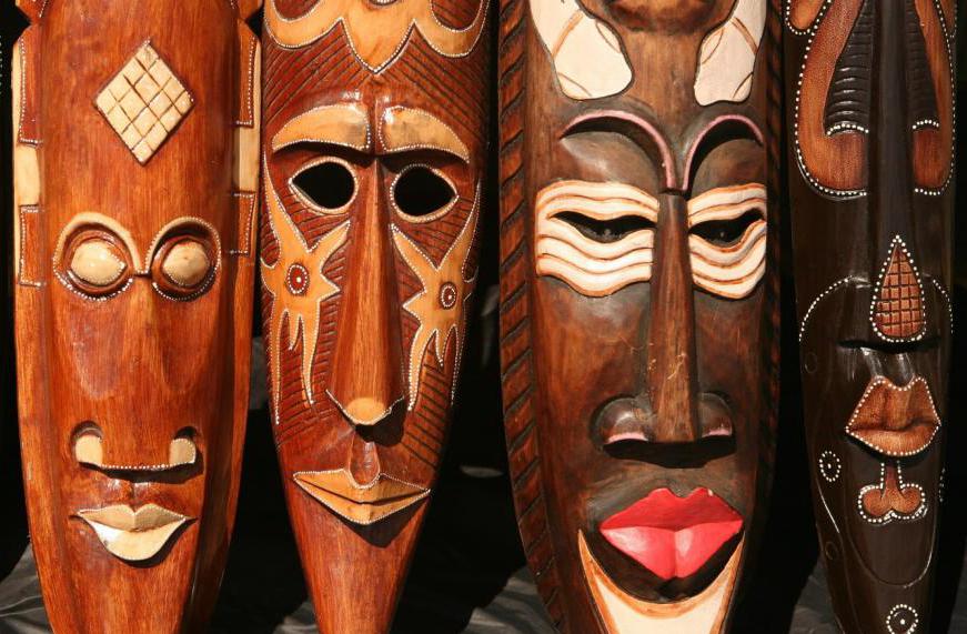 деревянные маски