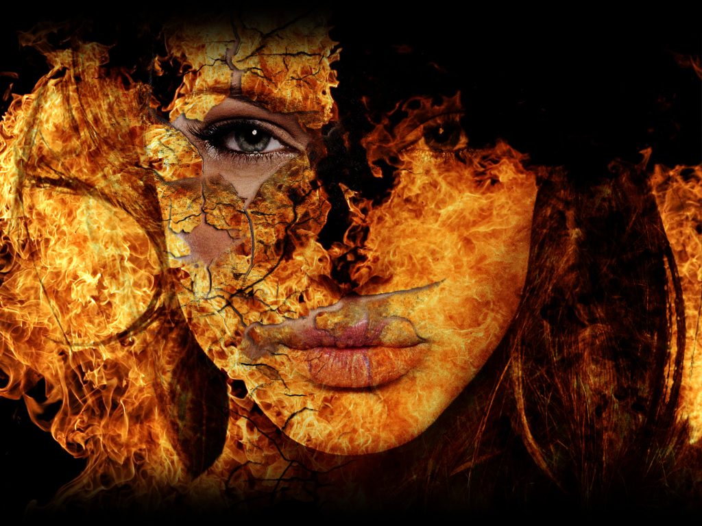 Огненное лицо Анжелины Джоли