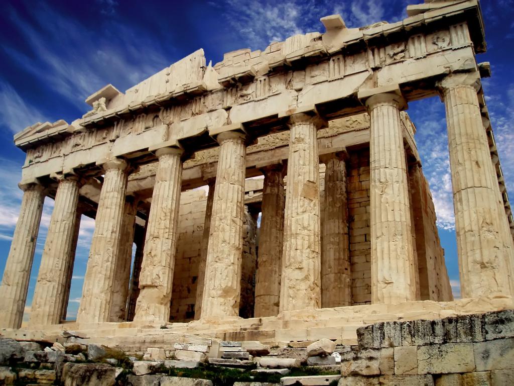 Руины Древней греции