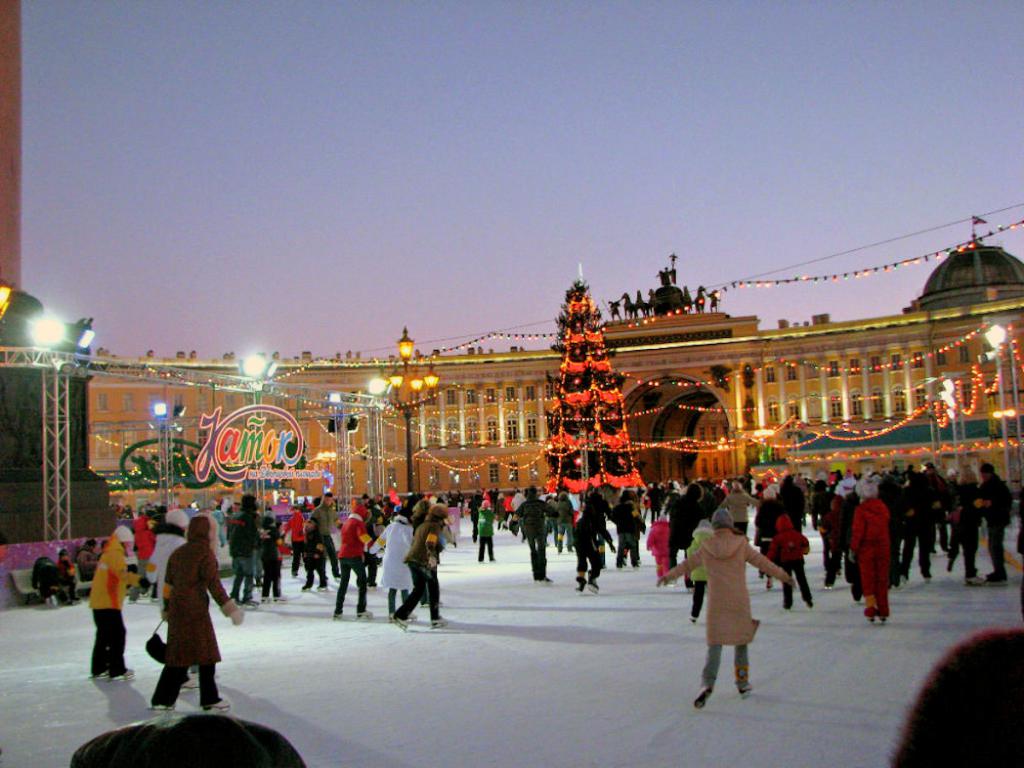 зима в Санкт-Петербурге