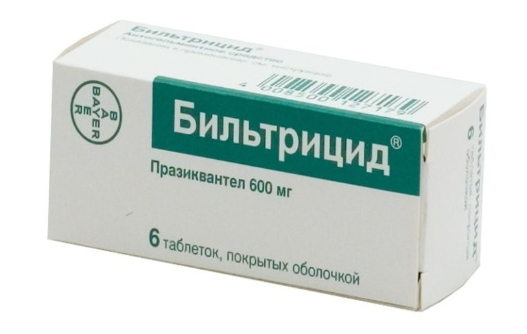 Противогельминтный препарат "Бильтрицид"
