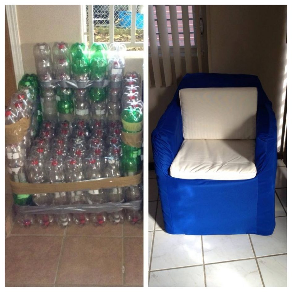 Мебель из пластиковых бутылок