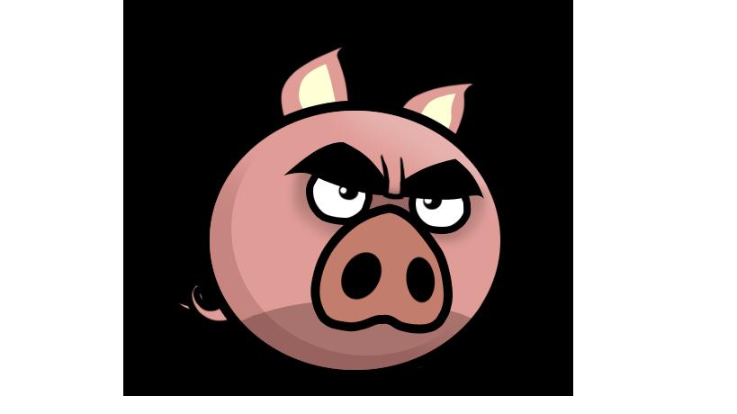злая свинья-людоед