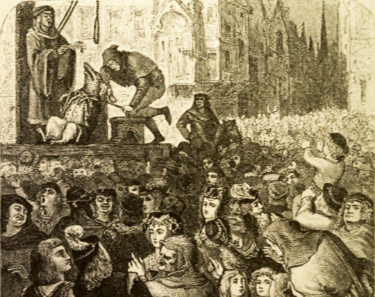 казнь свиньи в средние века